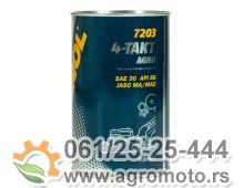 Motorno ulje MANNOL 4-TAKT AGRO SAE30 7203 600ml 1