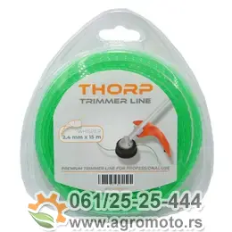 Struna za trimer spiralna 2,4mm 15m Thorp, slika 1 - Struna za trimer