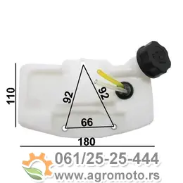 Rezervoar goriva za trimer Villager BC 260 BC 750, slika 1 - Delovi za VILLAGER trimere