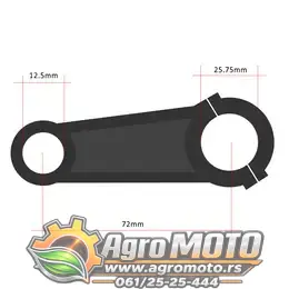 Klipnjača Honda GX 110 120 I specijala fi 25,75 mm Yoko Machinery, slika 2 - HONDA G / HONDA GX
