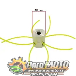 Glava za trimer aluminijumska fi 48 mm, slika 3 - Delovi za VILLAGER trimere