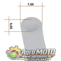 Crevo goriva fi 4/7 mm providno 1m, slika 2 - Creva ulja / goriva i šelne