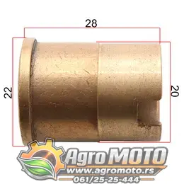 Čaura mehanizma paljenja Tomos pumpe i kosačice 16x20x28 mm, slika 2 - Delovi za TOMOS kosilice