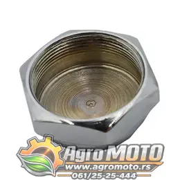 Matica prednjih vila Tomos ukrasna M26x1 mm hrom, slika 2 - Sedišta / Ram / Korman za TOMOS