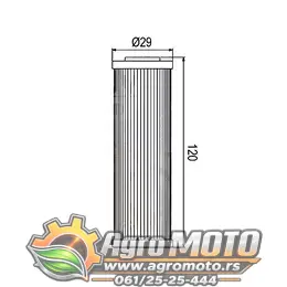 Filter ulja HF631 HifloFiltro, slika 2 - Kvad / Pocket