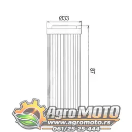Filter ulja HF652 HifloFiltro, slika 2 - Filteri ulja za motore