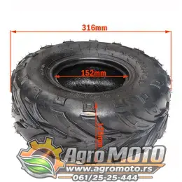 Guma za KVAD 145/70-6 Tubeless, slika 2 - Gume za ATV i KVAD