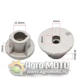 Nosač noža kosilice Castelgarden - 22,2x18x19x36x13 mm, slika 1 - Nosači noževa