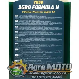 Motorno ulje Agro Formula H Mannol sintetičko 2T 7859 1L, slika 2 - Ulja i masti za testere