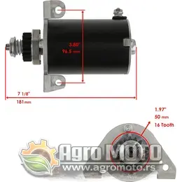 Anlaser Briggs & Stratton 16 zuba 243436 243437 326437, slika 1 - Delovi za BRIGGS & STRATTON kosilice