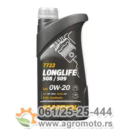 Motorno ulje MANNOL Longlife 508/509 0W-20 7722 1L, slika 1 - Motorna ulja za automobile