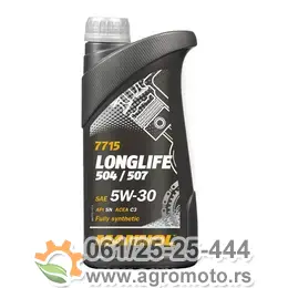 Motorno ulje Longlife 504/507 MANNOL 5W-30 7715 1L, slika 1 - Motorna ulja za automobile