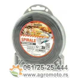 Struna za trimer SPIRALE 2,4mm 15m Tecomec, slika 1 - Struna za trimer