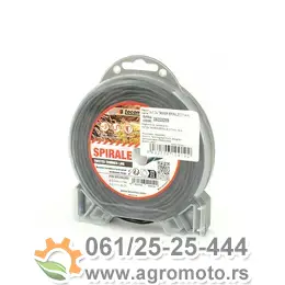 Struna za trimer SPIRALE 2,7mm 15m Tecomec, slika 1 - Struna za trimer