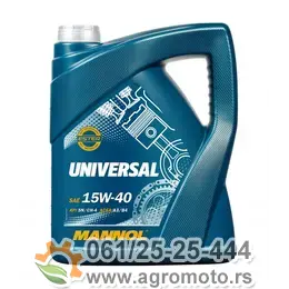 Motorno ulje MANNOL Universal 15W-40 7405 5L, slika 1 - Motorna ulja za automobile