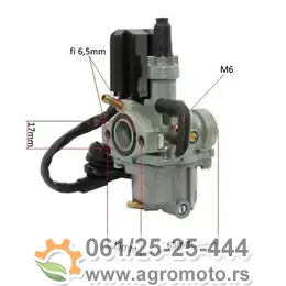 Karburator za skuter Peugeot 2T 50cc automatski elektronski saug, slika 1 - Karburatori