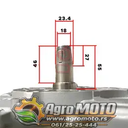 Dizel Motor ugradni 178F 296cm³ 8 KS konus, slika 4 - Ugradni motori za motokultivatore