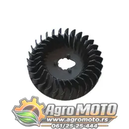 Ventilator (plastični) za kosilice za OHV T575 motorom, slika 2 - Delovi za VILLAGER / FARM / LONCIN / MTD kosilice