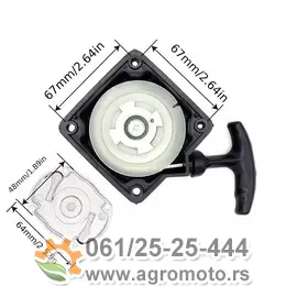 Starter trimera sa duplom oprugom + šolja startera Demon Villager AGM, slika 1 - Delovi za VILLAGER trimere