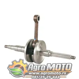 Radilica za skuter Minarelli 50cc 2T horizontalni motor fi 10 mm RMS, slika 1 - Radilica i klipnjača