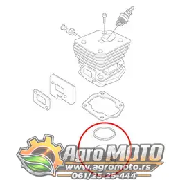 Klip testere Husqvarna 353 Jonsered 2149 2150 2152 fi 45x10 mm Hyway, slika 2 - Delovi za HUSQVARNA / JONSERED testere