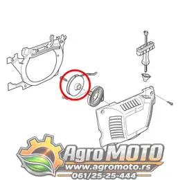 Kotur kanapa testere Husqvarna 357 359, slika 3 - Delovi za HUSQVARNA / JONSERED testere