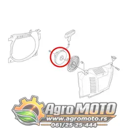 Kotur kanapa testere Husqvarna 362 365 371 372 385, slika 2 - Delovi za HUSQVARNA / JONSERED testere