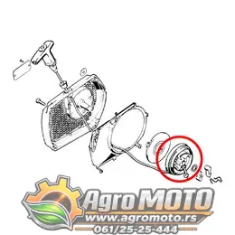 Kotur kanapa testere za Stihl 084 088, slika 3 - Delovi za STIHL testere