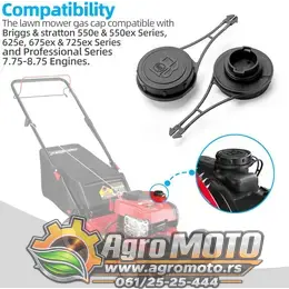 Čep rezervoara goriva Briggs & Stratton 450e 550e 550ex 625e 675ex 725ex 799585, slika 5 - Delovi za BRIGGS & STRATTON kosilice