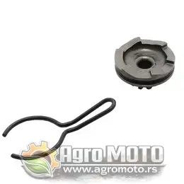 Zupčanik kurble kineski skuter Minarelli 50cc 2T, slika 2 - Kurbla i zupčanik kurble