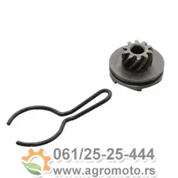 Zupčanik kurble kineski skuter Minarelli 50cc 2T, slika 1 - Kurbla i zupčanik kurble