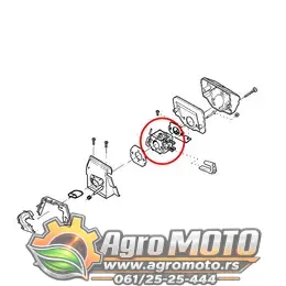 Karburator testere Husqvarna 36 41 136 137 141 142 137E 142E, slika 3 - Delovi za HUSQVARNA / JONSERED testere