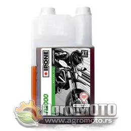 Motorno ulje IPONE R2000 2T 1L sa dozerom miris jagode, slika 1 - Motorna ulja za 2T motore / skutere