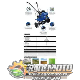 Motokultivator freza Zongshen 5,5 KS ZSB950, slika 4 - Motokultivatori komplet