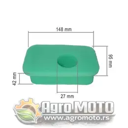 Filter vazduha Briggs & Stratton 4 KS 148x95x38 mm, slika 1 - Delovi za BRIGGS & STRATTON kosilice