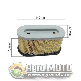 Filter vazduha Briggs & Stratton 5 KS OHV 140x63x70 mm, slika 1 - Delovi za BRIGGS & STRATTON kosilice