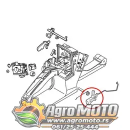 Poluga gasa testere za Stihl 024 026 028 034 036 038, slika 3 - Delovi za STIHL testere