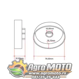 Lančanik testere za Stihl 044 046 MS 440 460 3/8", slika 2 - Delovi za STIHL testere
