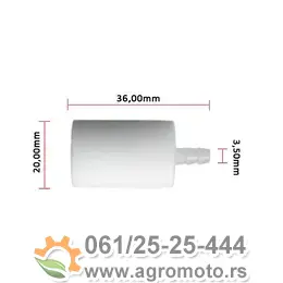 Filter goriva trimera i testere 3,5 mm Italija, slika 1 - Delovi za ALPINA testere
