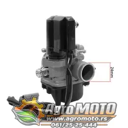 Karburator za skuter Aprilia Piaggio Gilera 2T 50cc 17,5mm automatski elektronski saug, slika 2 - Karburatori