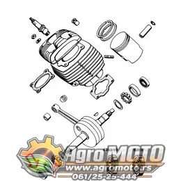 Semering radiice za Tomos 17x35x7 mm, slika 3 - TOMOS pumpe delovi