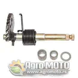 Zupčanik kurble polumesec GY6 125cc 150cc 4T 147mm, slika 2 - Kurbla i zupčanik kurble