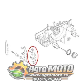 Šiljak za drvo testere Husqvarna 365 Jonsered 2165 unutrašnji Craftop, slika 2 - Delovi za HUSQVARNA / JONSERED testere