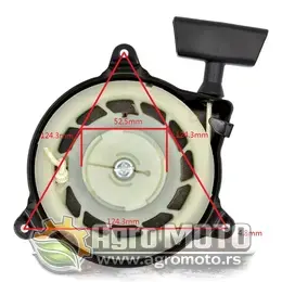 Starter Briggs & Stratton 2 do 5 KS 499706, slika 1 - Delovi za BRIGGS & STRATTON kosilice