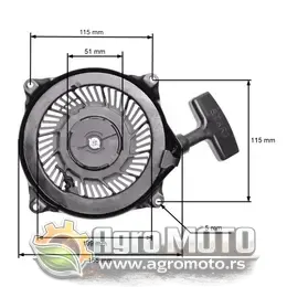 Starter Briggs & Stratton 494846, slika 1 - Delovi za BRIGGS & STRATTON kosilice
