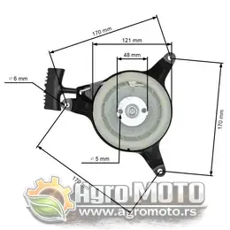 Starter Honda GXV 140 160 MTD OHV 4 KS, slika 1 - Delovi za HONDA kosilice