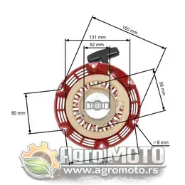 Starter Honda GX 110 120 140 160 metalne cape, slika 1 - HONDA G / HONDA GX