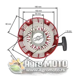 Starter Honda GX 240 270, slika 1 - HONDA G / HONDA GX