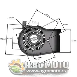 Starter kosilice Daye DG 350, slika 1 - Delovi za VILLAGER / FARM / LONCIN / MTD kosilice