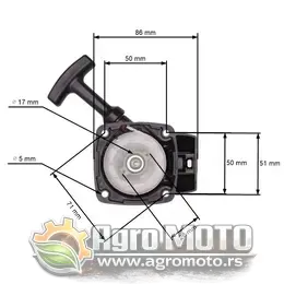 Starter trimera Villager BC 750 sa capama, slika 1 - Delovi za VILLAGER trimere